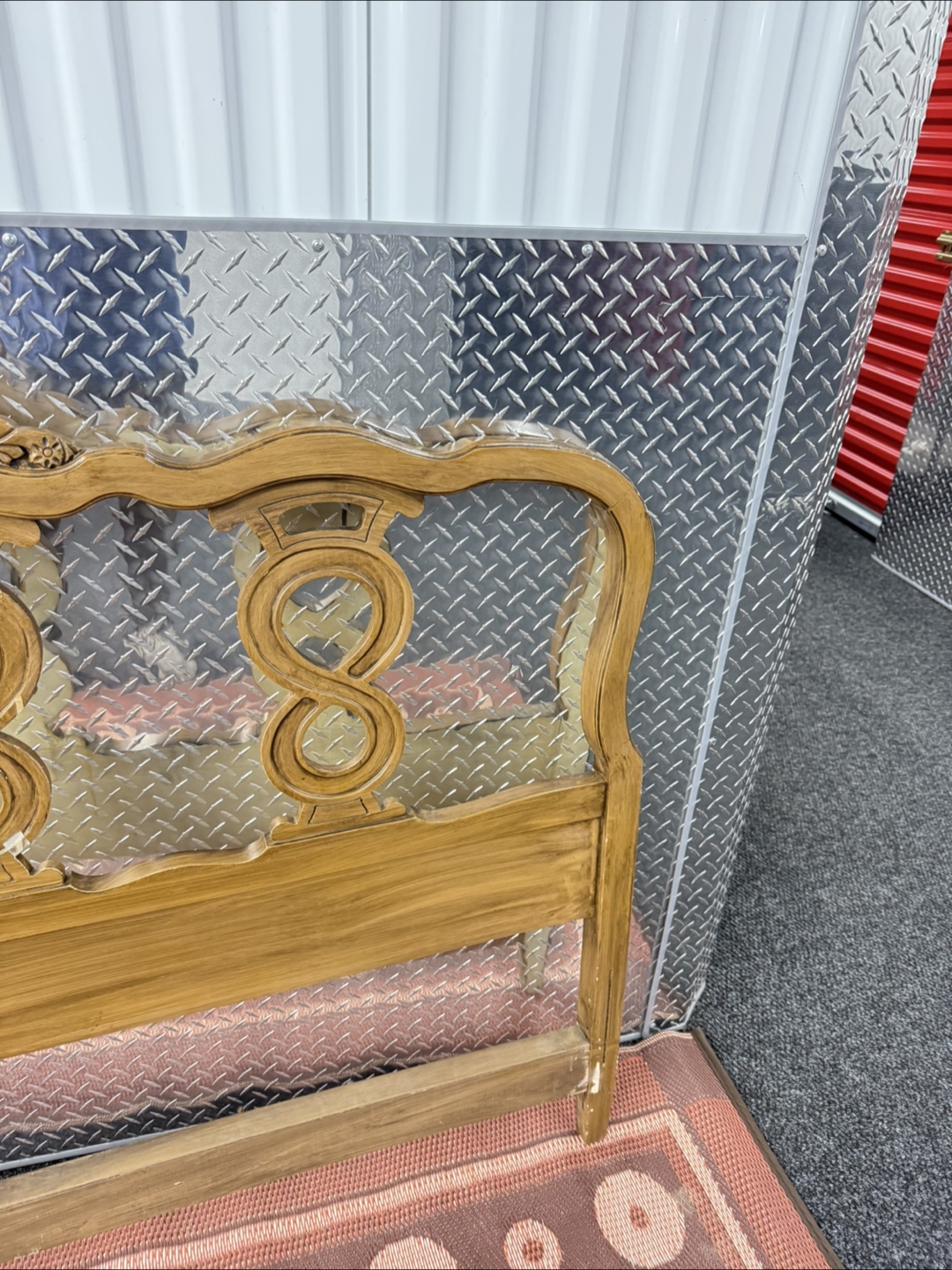 Vintage Wooden Headboard - photo 5