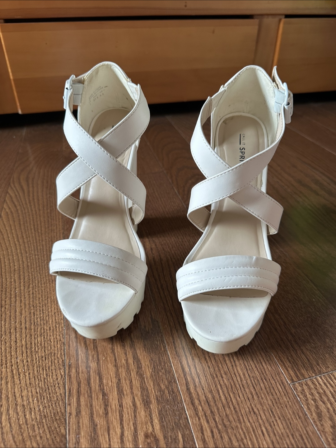 White Platform Heels - photo 2
