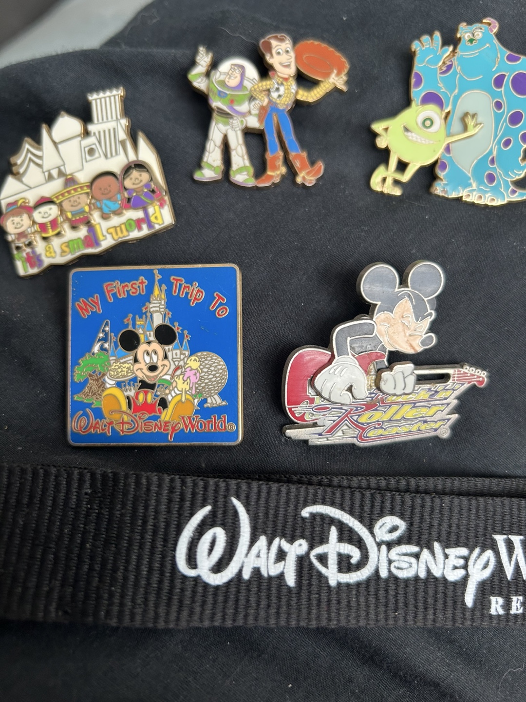 Disney Trading Pins - It's a Small World, Rockin' Rollercoaster
