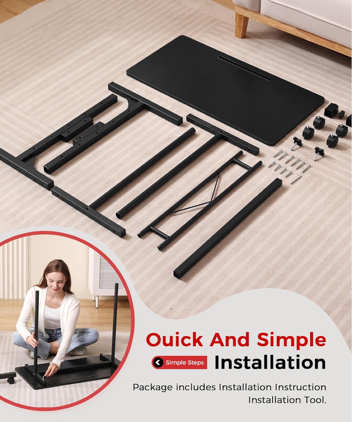New - Standing Desk Adjustable Height 32 Inch - photo 5