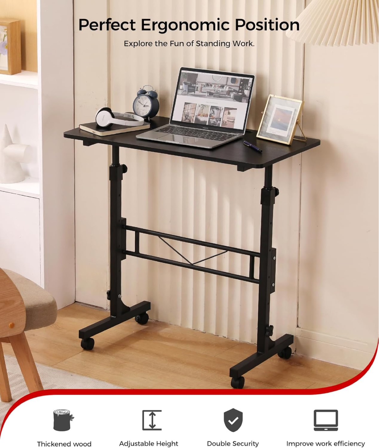 New - Standing Desk Adjustable Height 32 Inch - photo 2