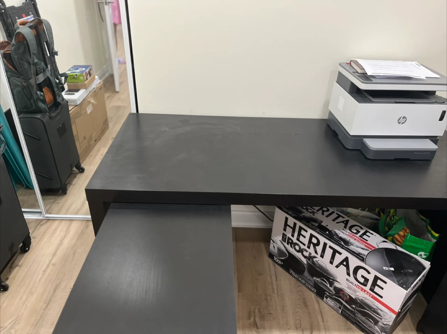 IKEA Desk with Pullout Extension