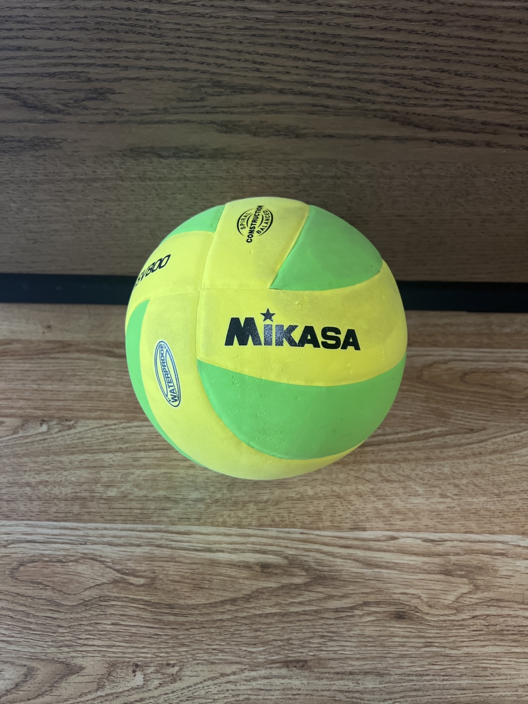 Mikasa Squish Volleyball - Green & Yellow