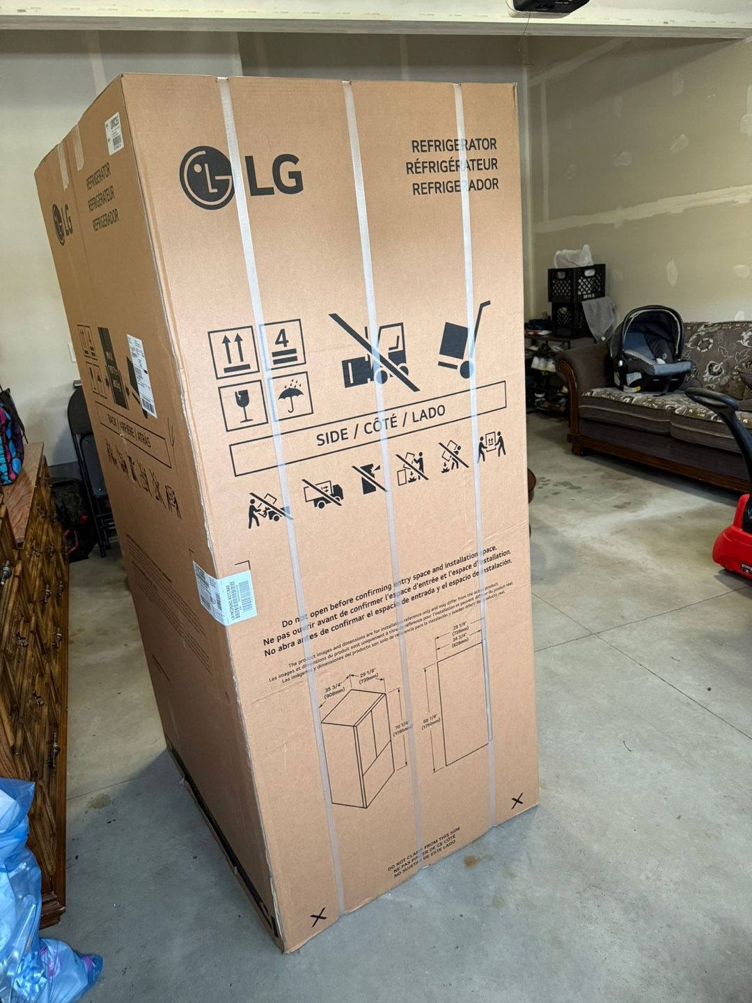 New LG French Door Refrigerator