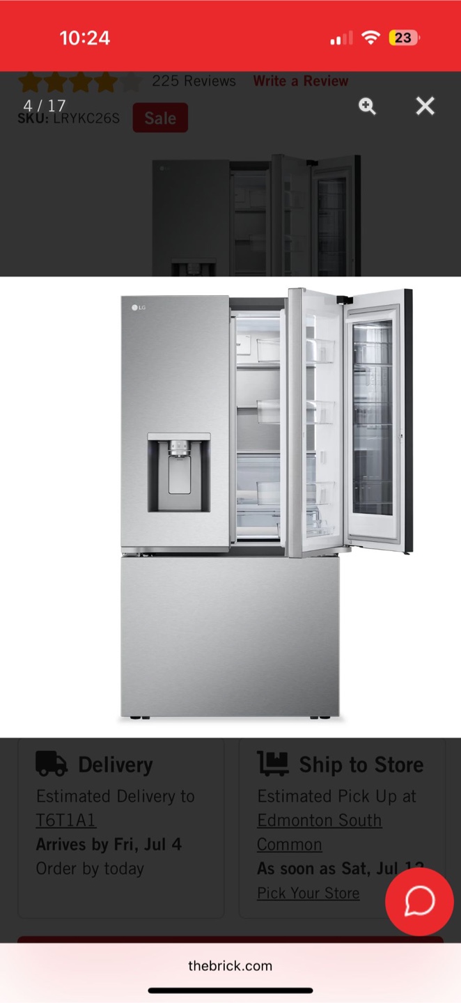 New LG French Door Refrigerator - photo 4
