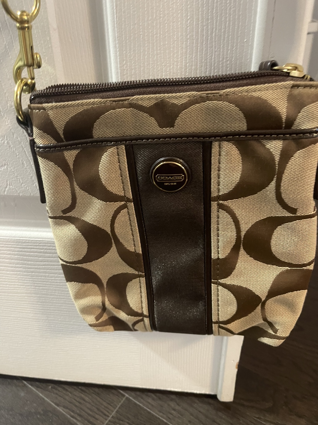 Coach Brown Signature Crossbody Bag - photo 2