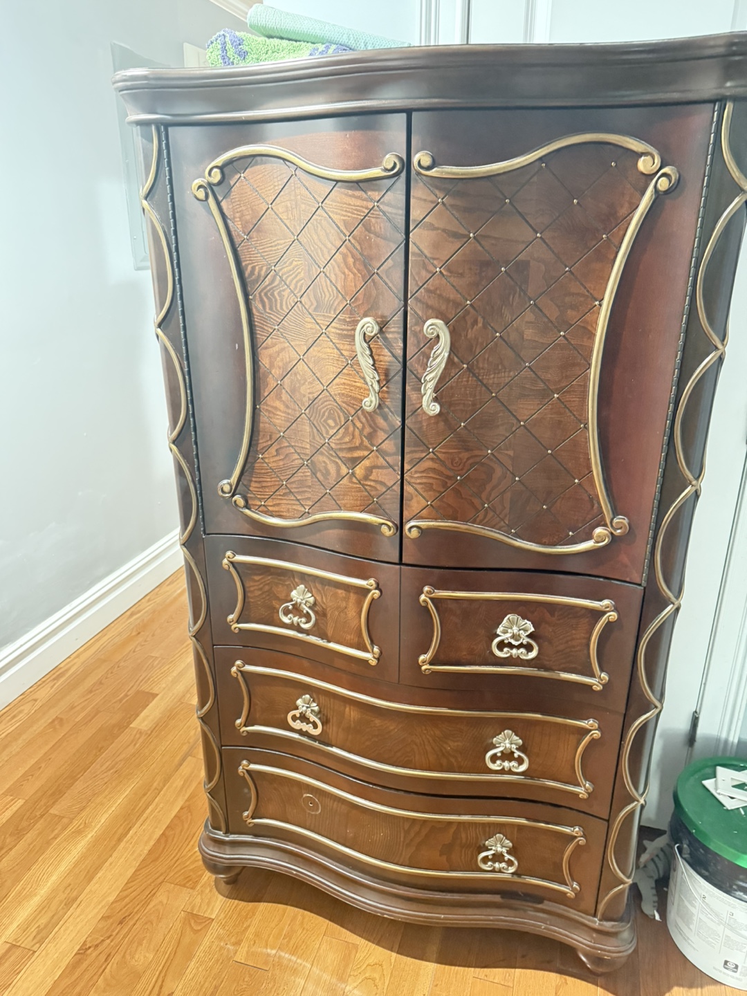 Wooden Armoire - Brown