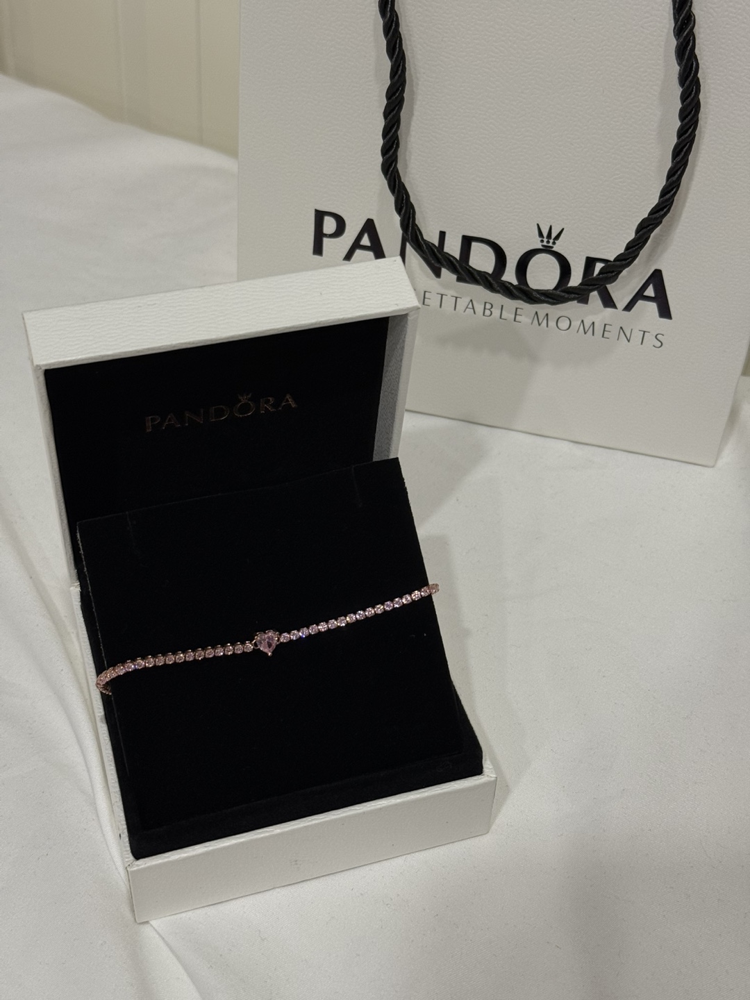 Pandora Sparkling Heart Tennis Bracelet - photo 2