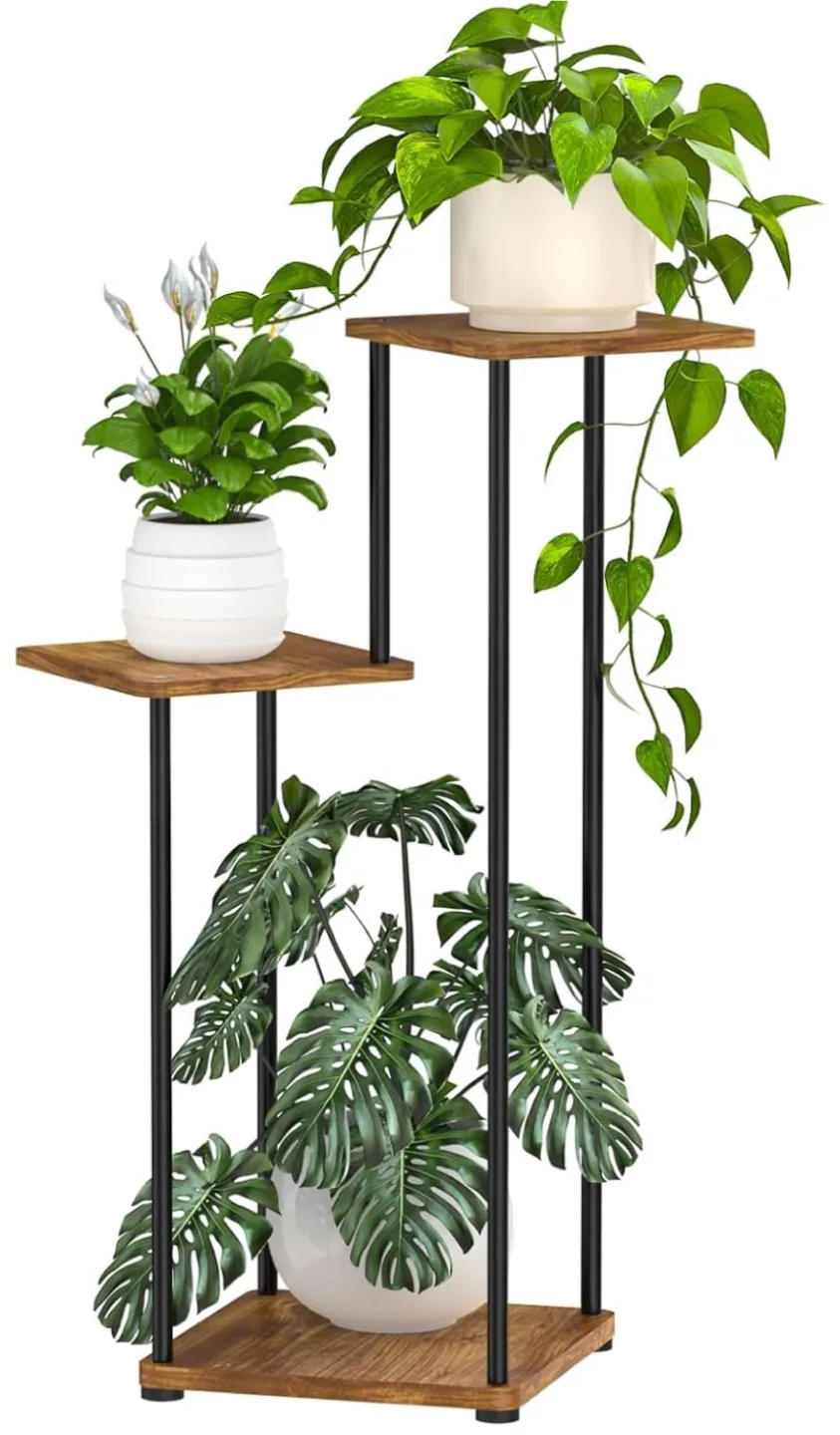 Plant Stand – Brand New, 3-Tier Metal Shelf for Indoor Use thumbnail