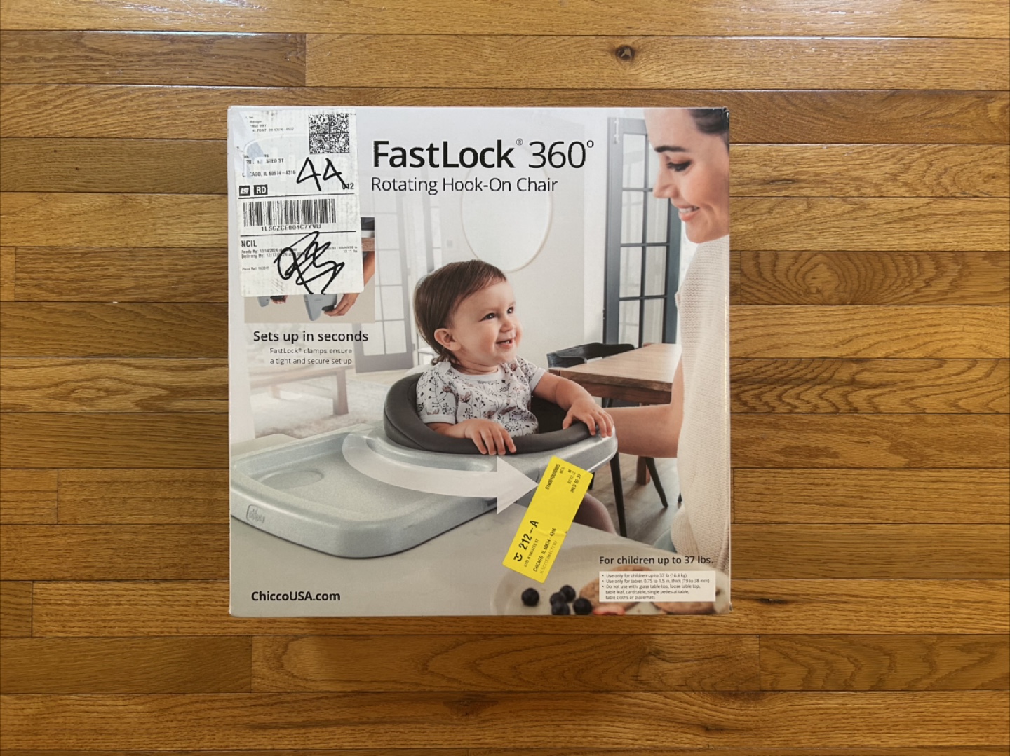 Unopened hook-on swivel high chair ($100 value!) - photo 3