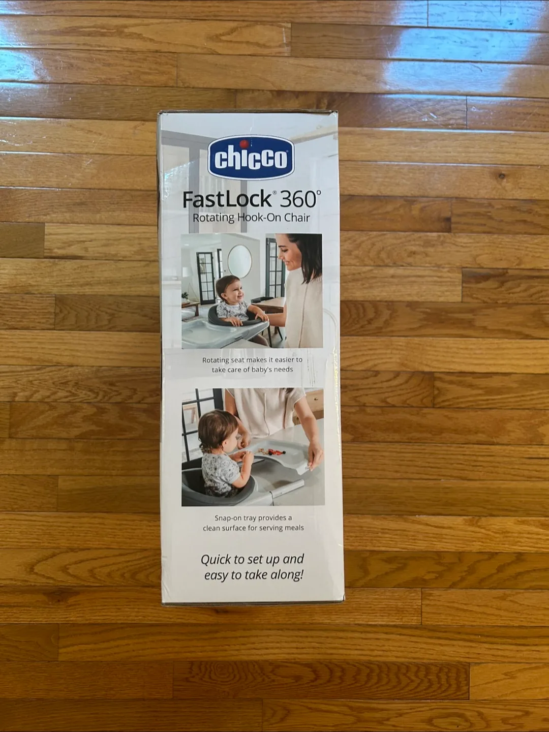 Unopened hook-on swivel high chair ($100 value!) image indicator(4)