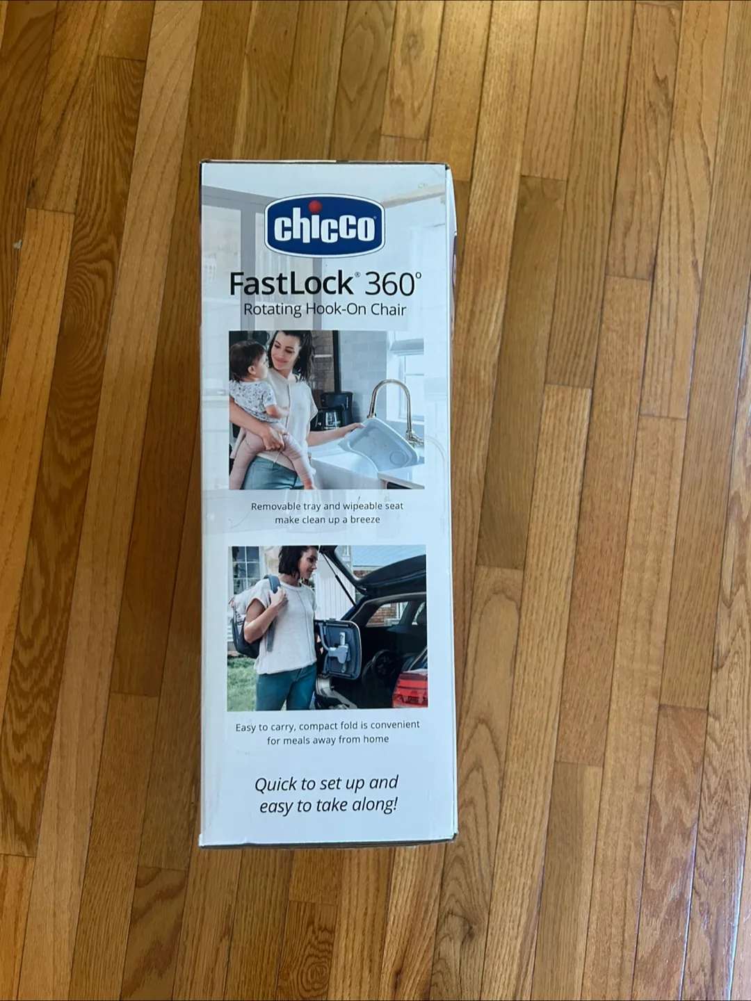 Unopened hook-on swivel high chair ($100 value!) image indicator(5)