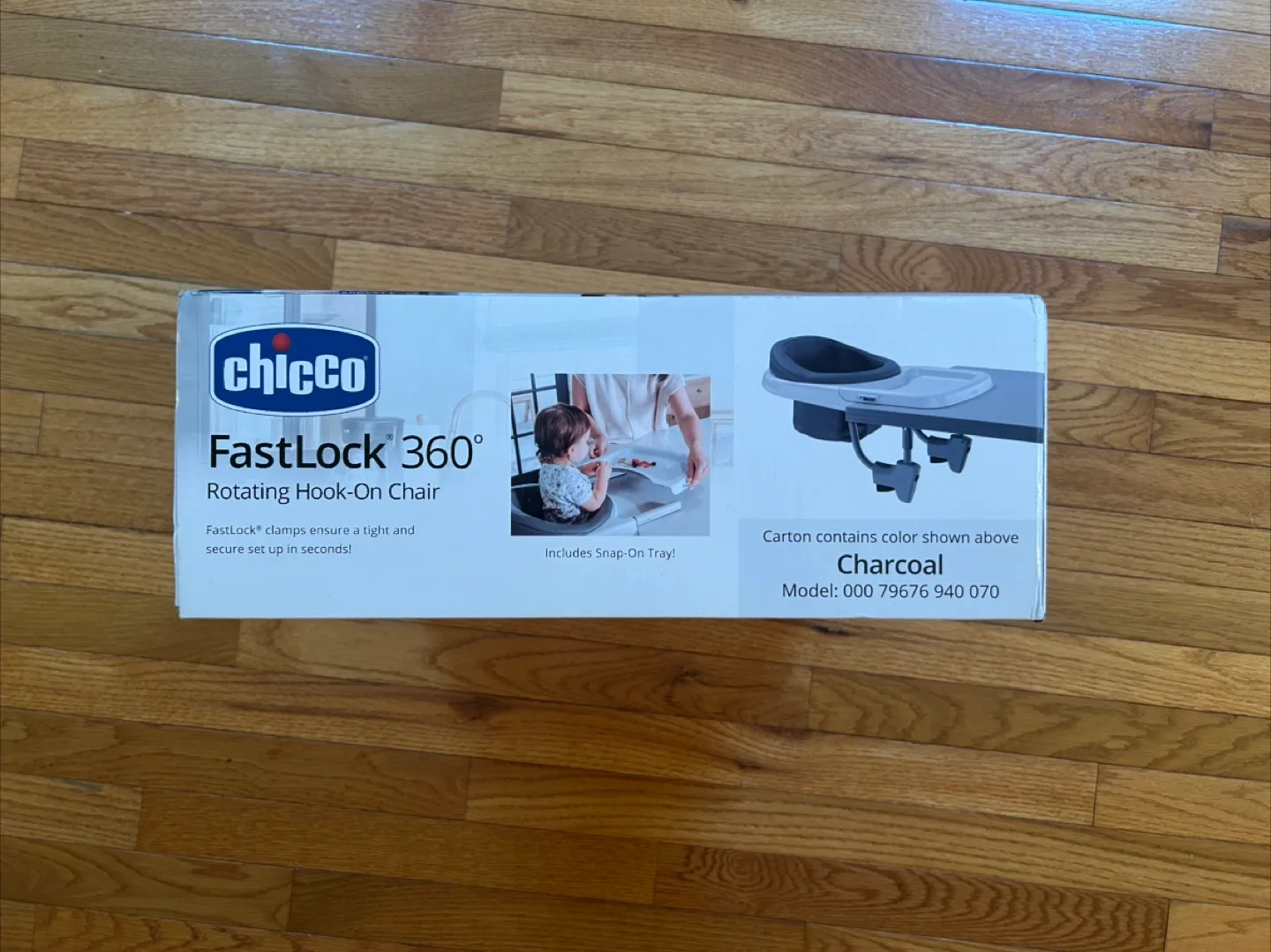 Unopened hook-on swivel high chair ($100 value!) image indicator(6)