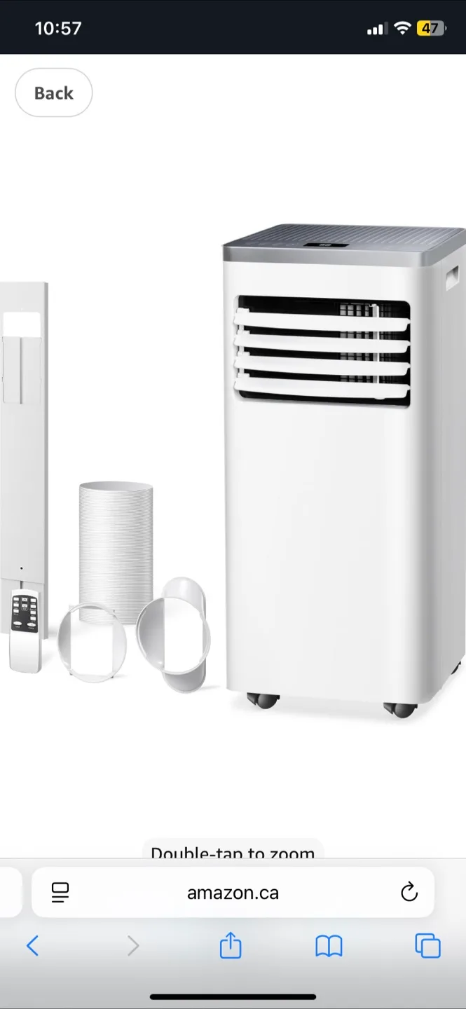 Havato Portable Air Conditioner 10,000 BTU - White thumbnail