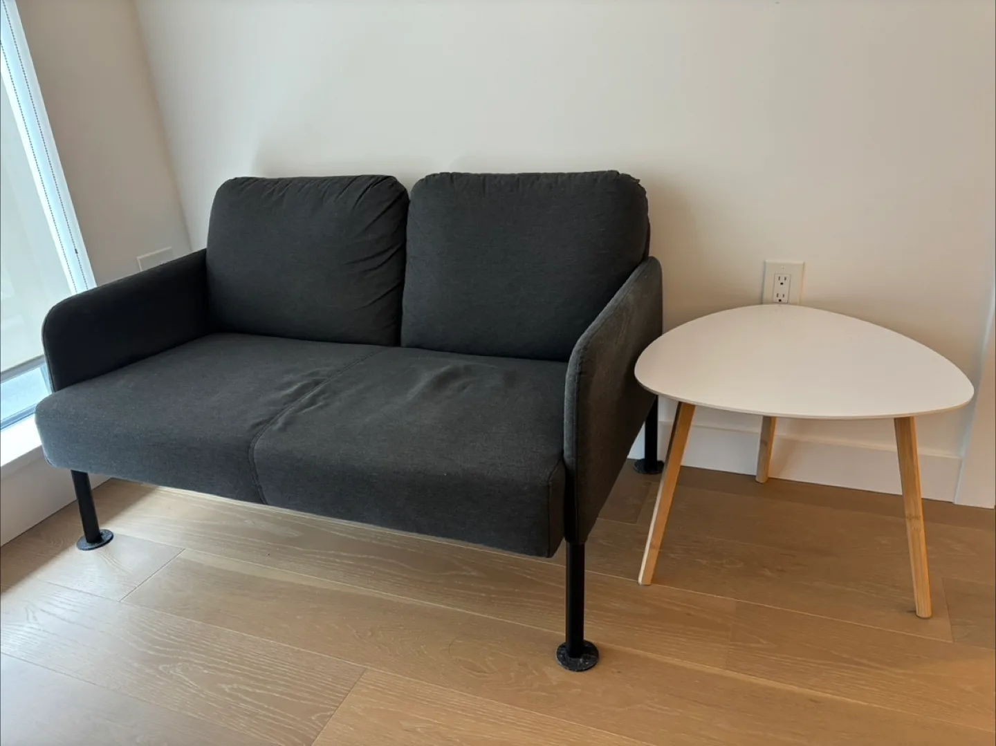 Dark Grey Loveseat Sofa with free local delivery image indicator(2)