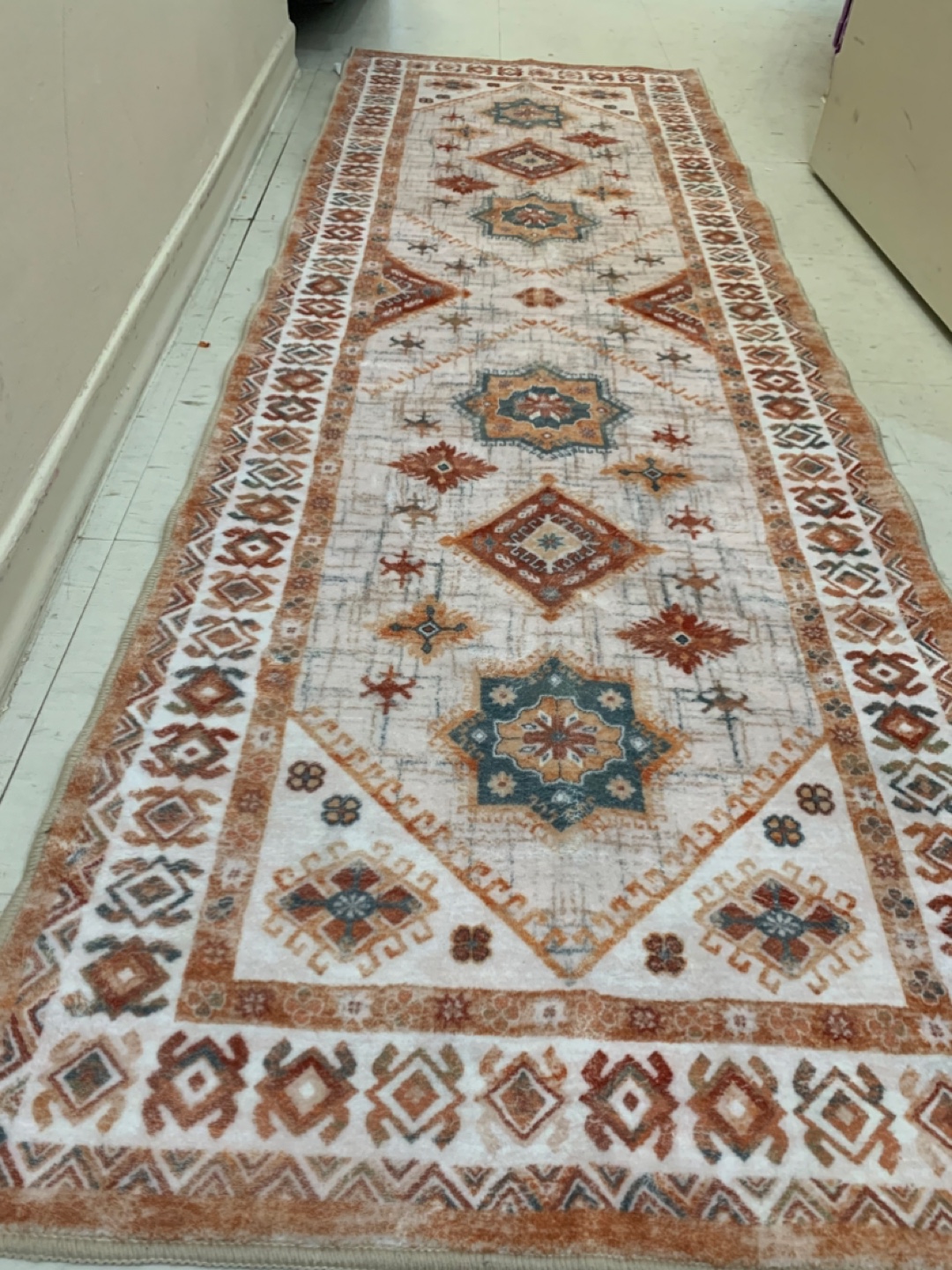 Patterned Runner Rug - photo 2