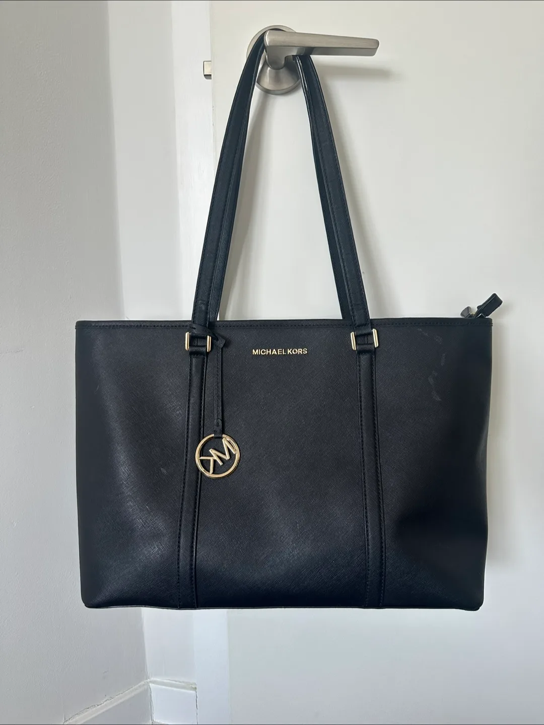 Michael Kors Black Tote Bag thumbnail