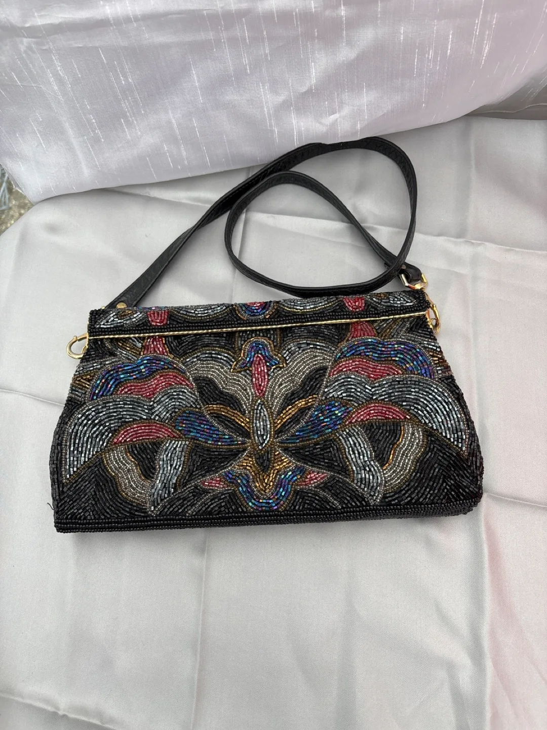 NEY'S International Canada Beaded Clutch thumbnail