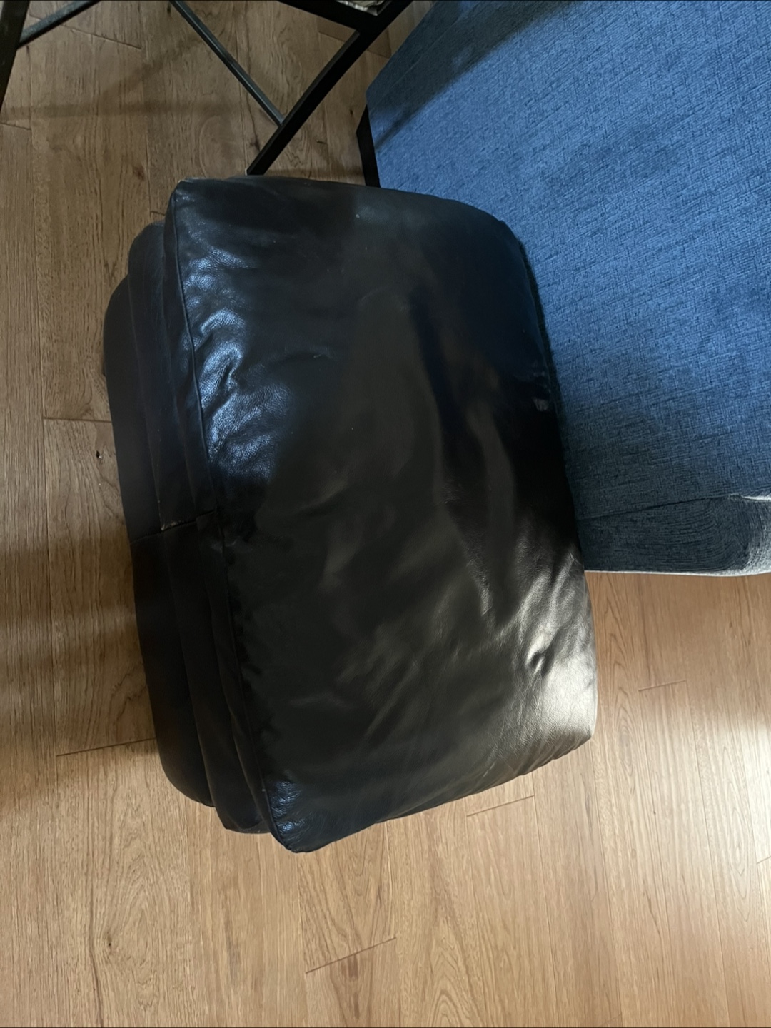 Black/vwry dark brown Ottoman - photo 2