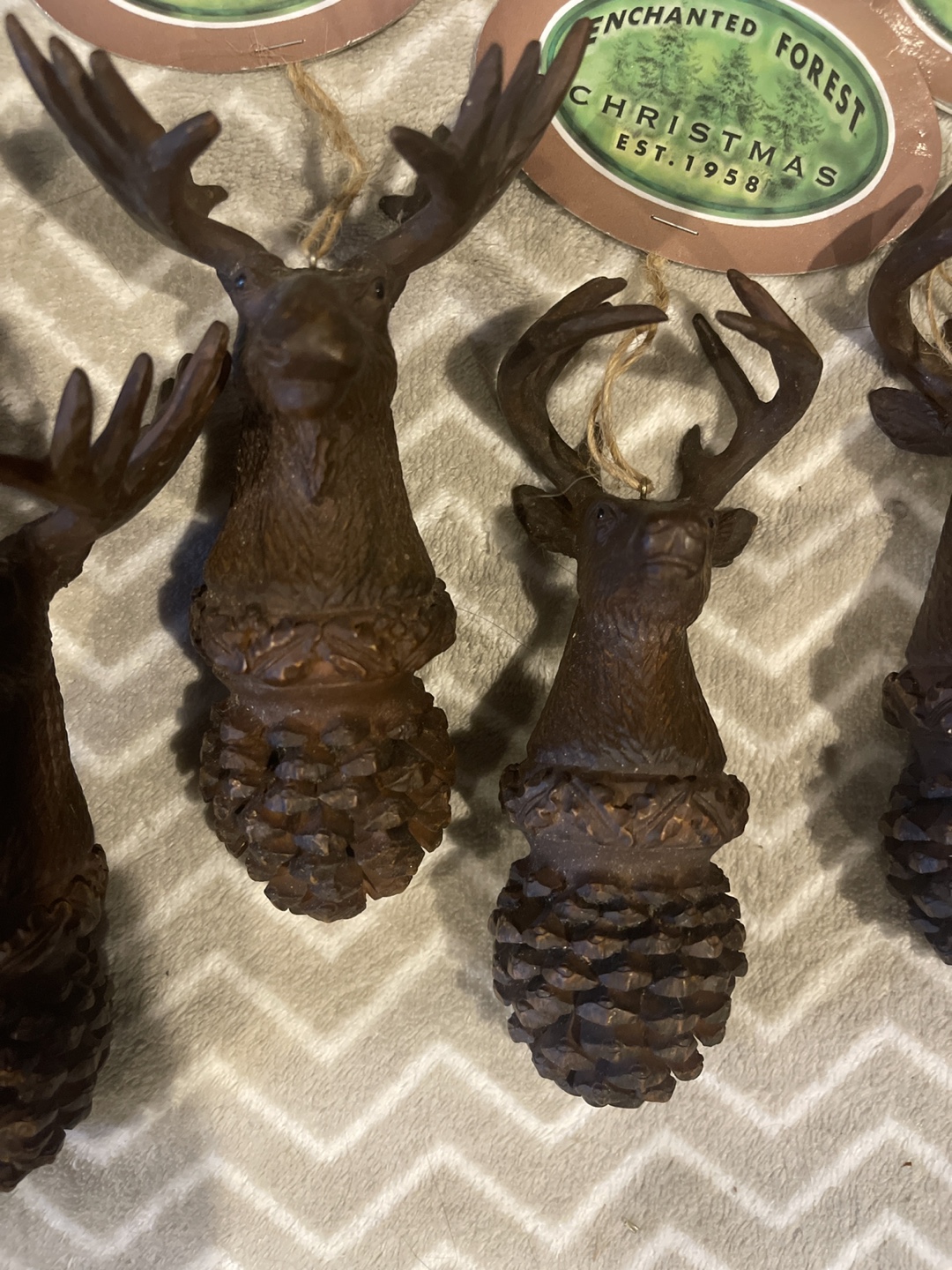 Enchanted Forest Christmas Moose Ornament - photo 2