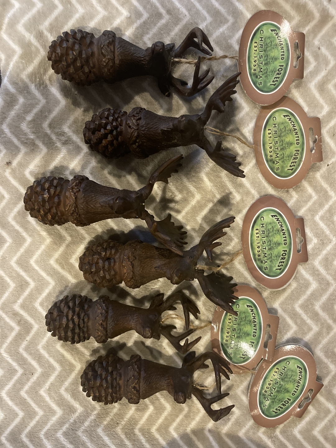Enchanted Forest Christmas Moose Ornament