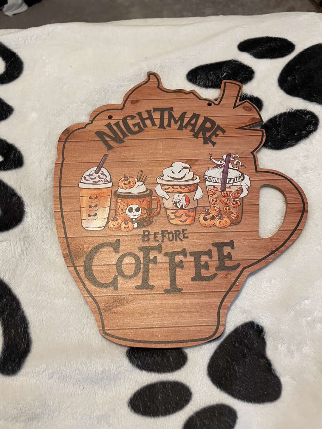 Nightmare Before Coffee Halloween Decor