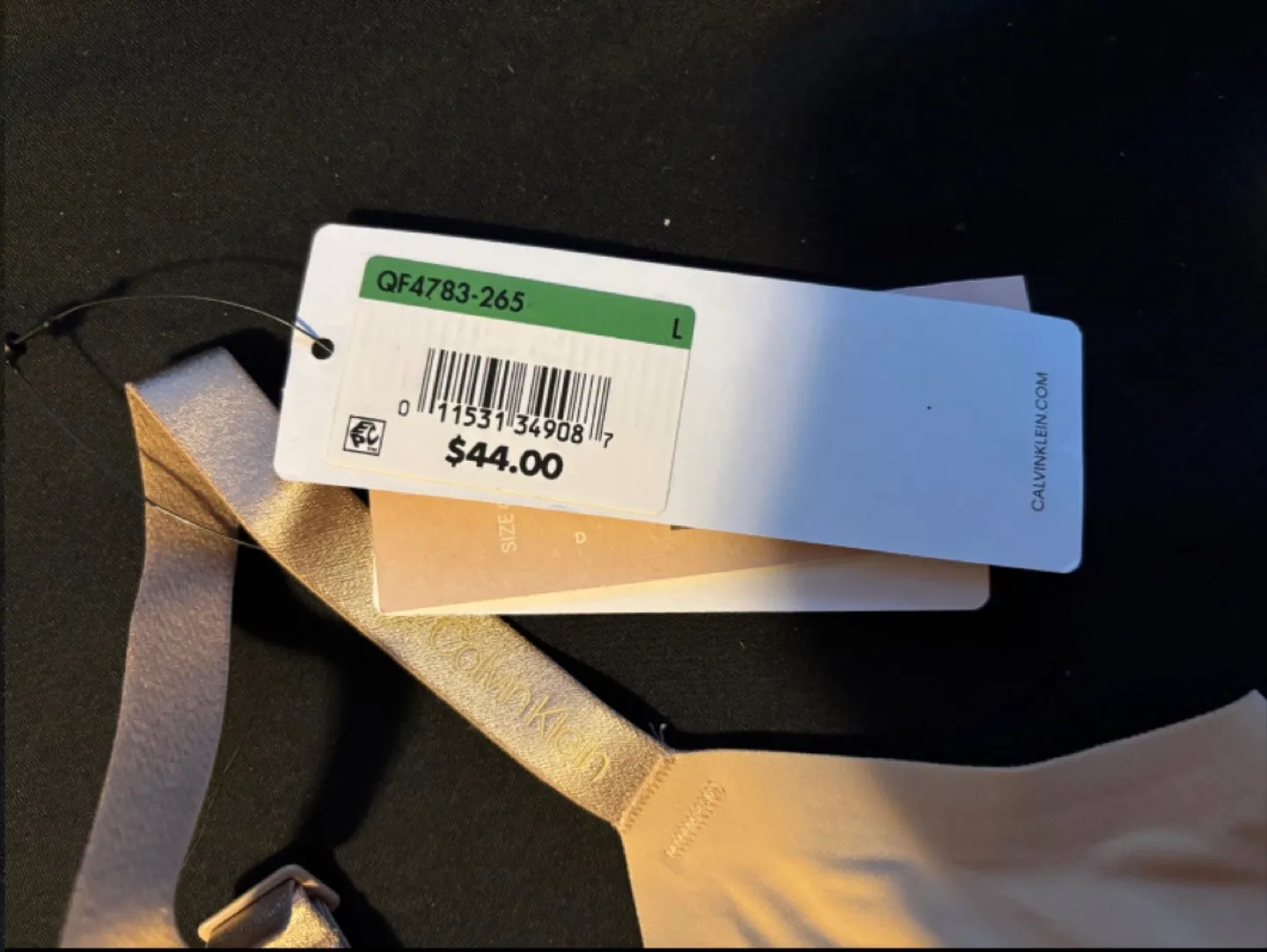 Calvin Klein Invisibles Bralette (Size Large) image indicator(3)