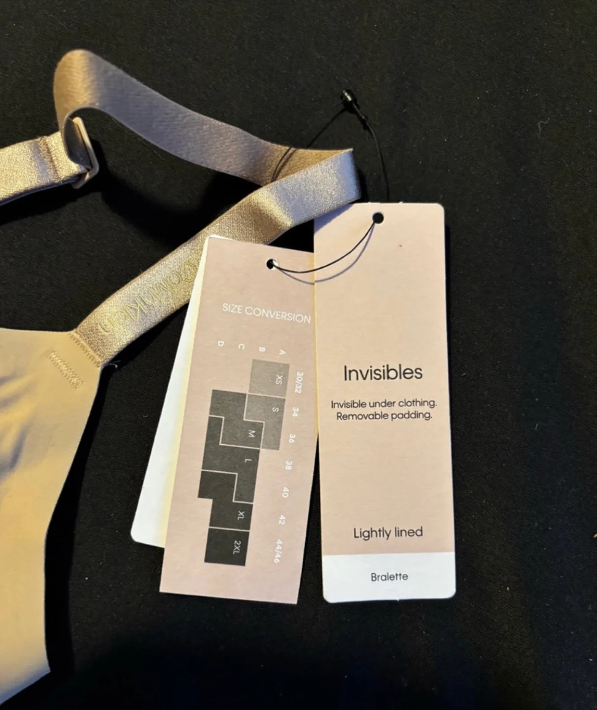 Calvin Klein Invisibles Bralette (Size Large) image indicator(2)