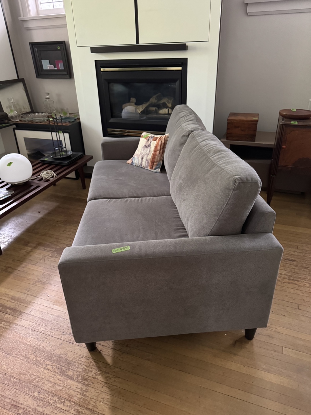 Grey loveseat sofa - made in Canada - photo 4