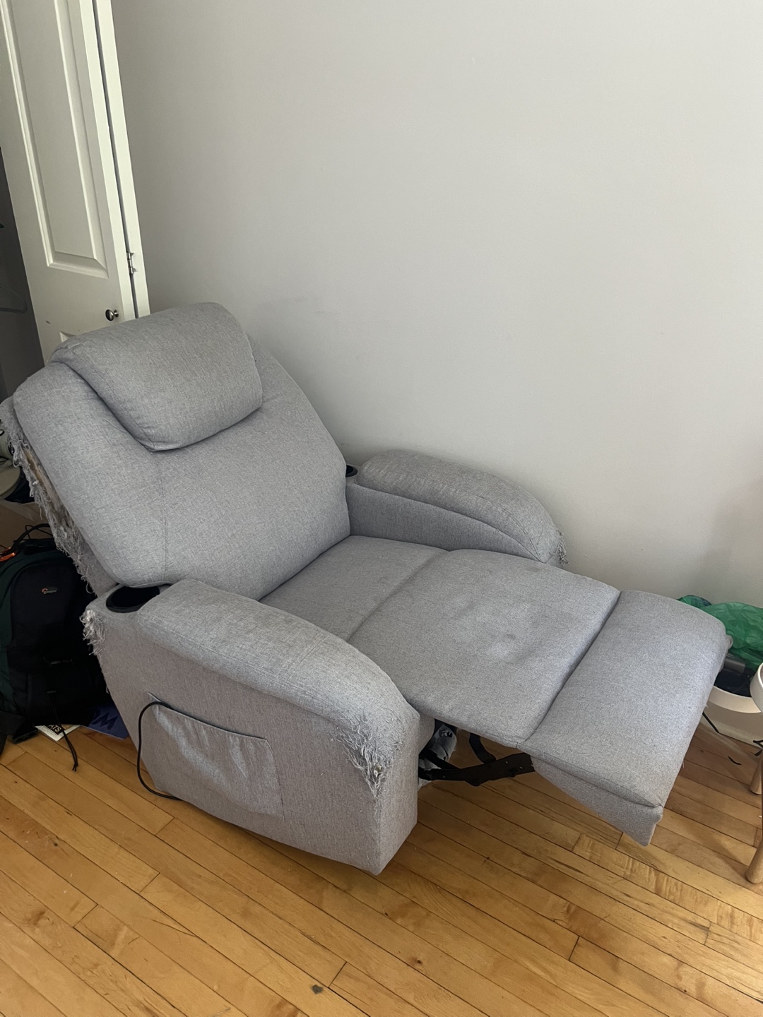 Gray Recliner Chair - photo 2