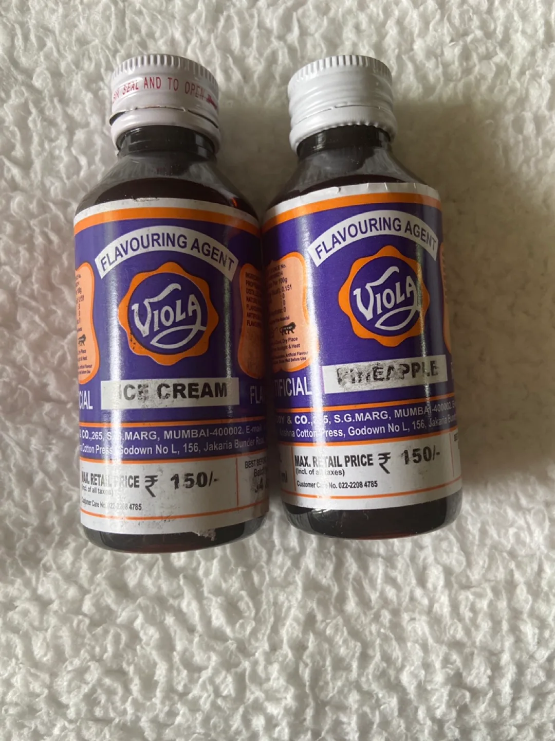 Viola Ice Cream & Pineapple Flavouring Agent/essense thumbnail