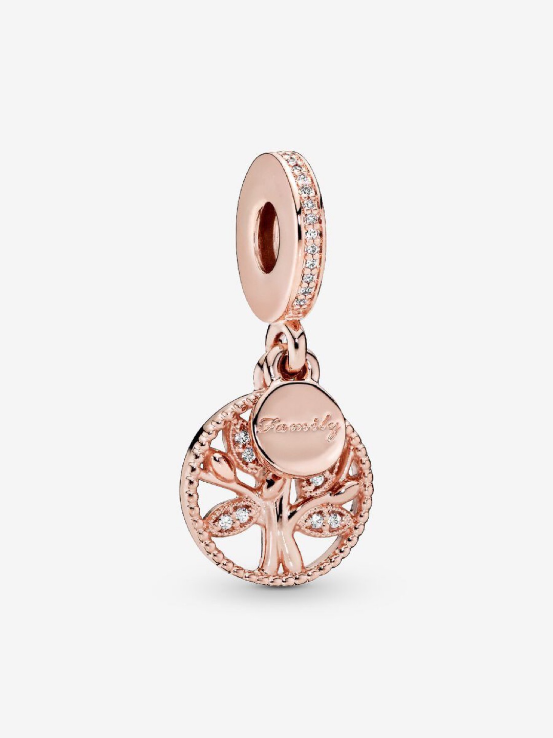 Pandora Family Tree Charm - Rose Gold