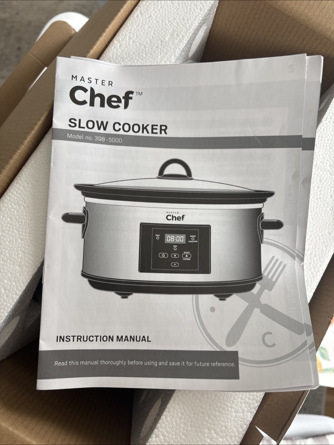 New Master Chef Slow Cooker - photo 5