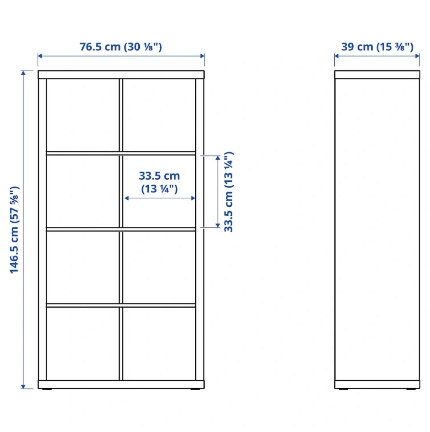IKEA Kallax Shelf Unit - 8 Cubes - photo 4