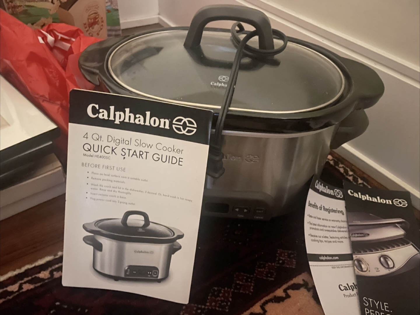 Calphalon 4 Qt Digital Slow Cooker HE400SC