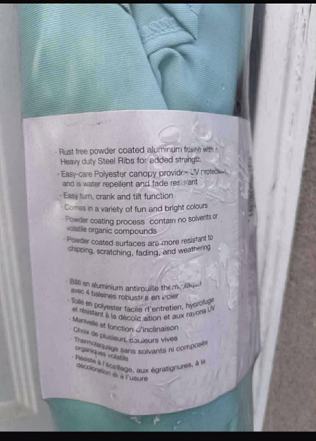 DISTINCTLY HOME Market Umbrella - New in Package! - photo 3