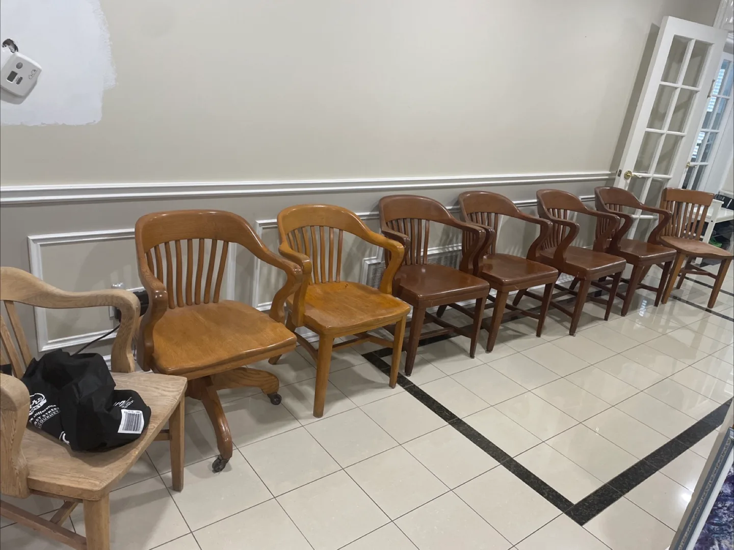 SOLD Krug  vintage Wooden Office/Dining Chairs image indicator(4)