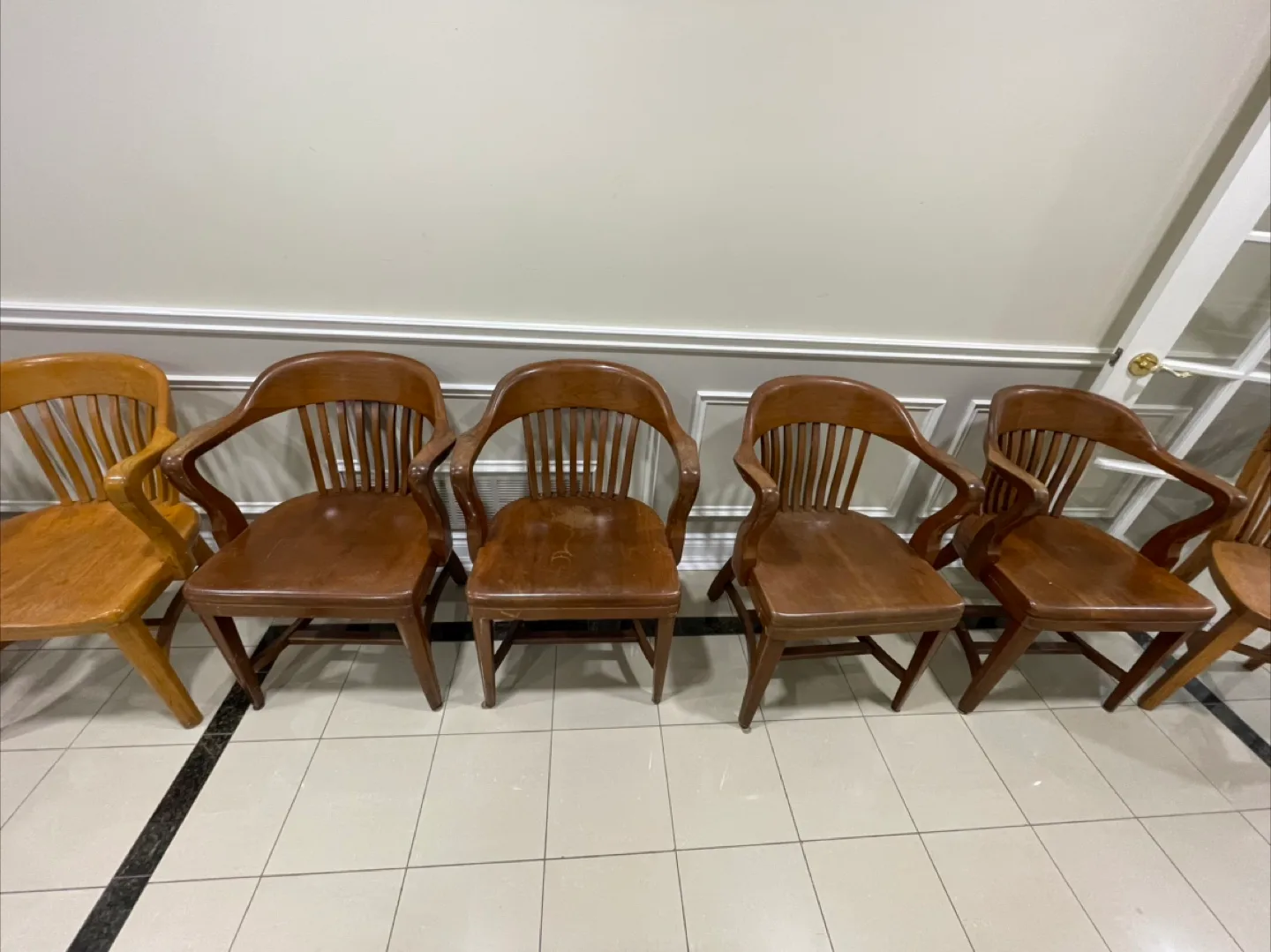 SOLD Krug  vintage Wooden Office/Dining Chairs thumbnail