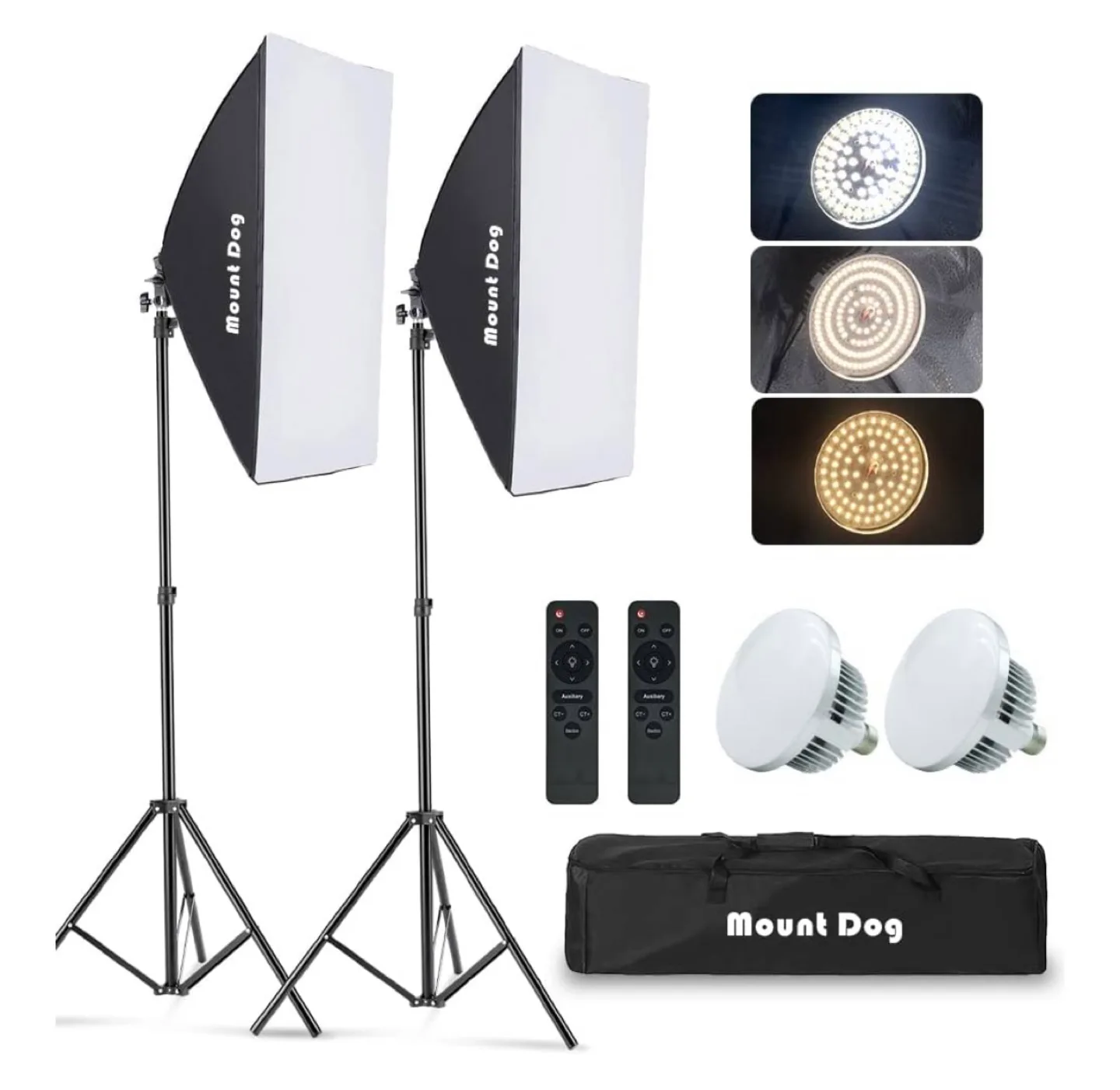 Mount Dog Softbox Photography Lighting Kit thumbnail