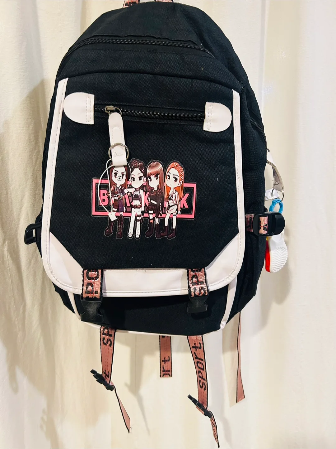 Blackpink Backpack - Black & Pink thumbnail