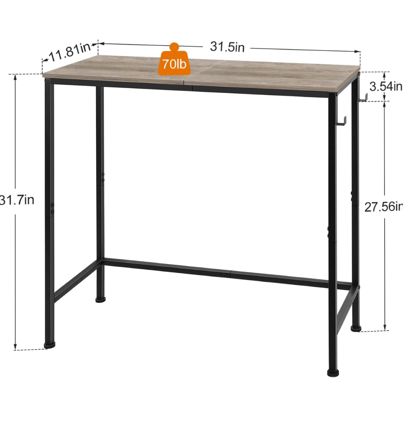 Counter Height Bar Table, 31.5 in - photo 2