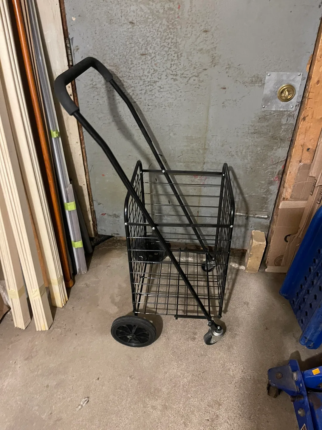 Folding Shopping Cart - Black image indicator(4)