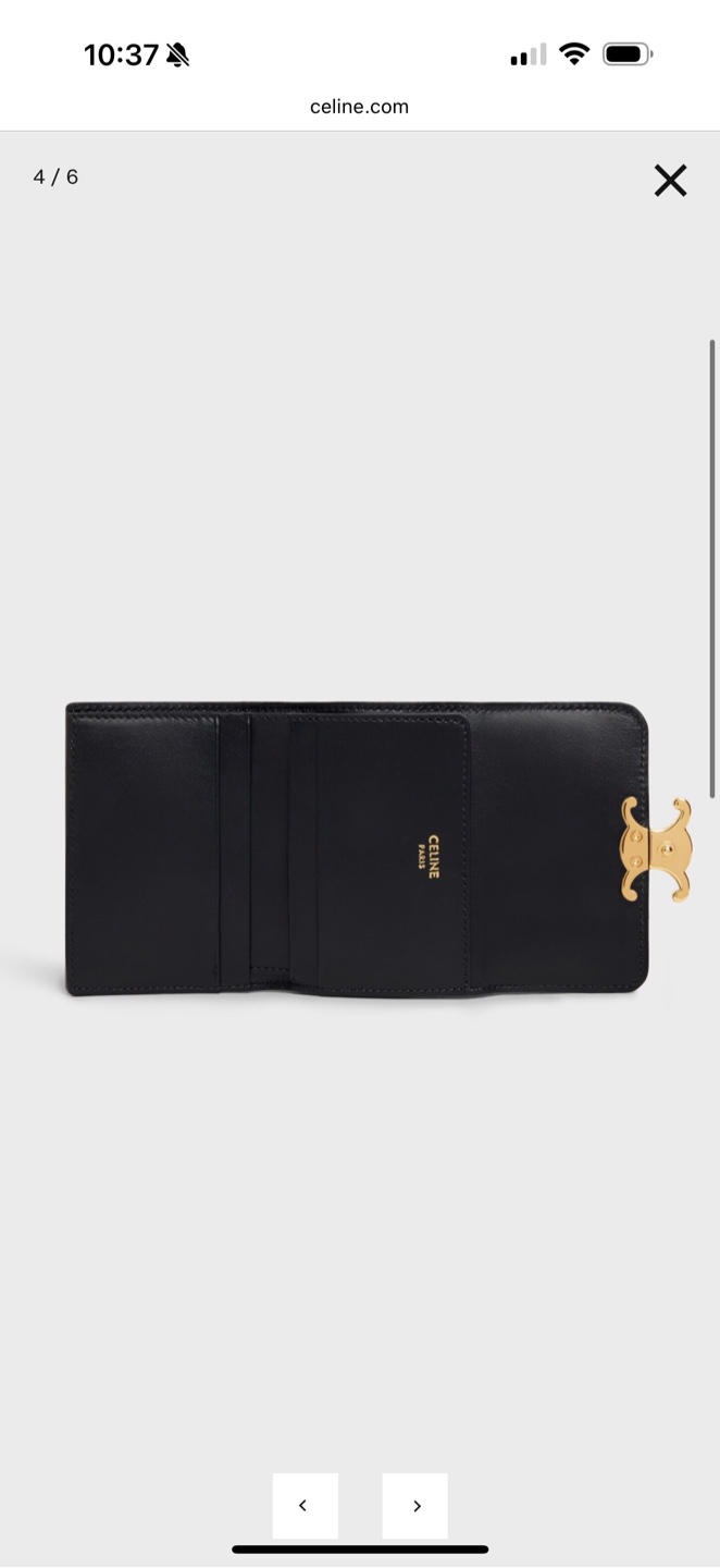 Celine Black Leather Card Holder & Wallet - photo 5