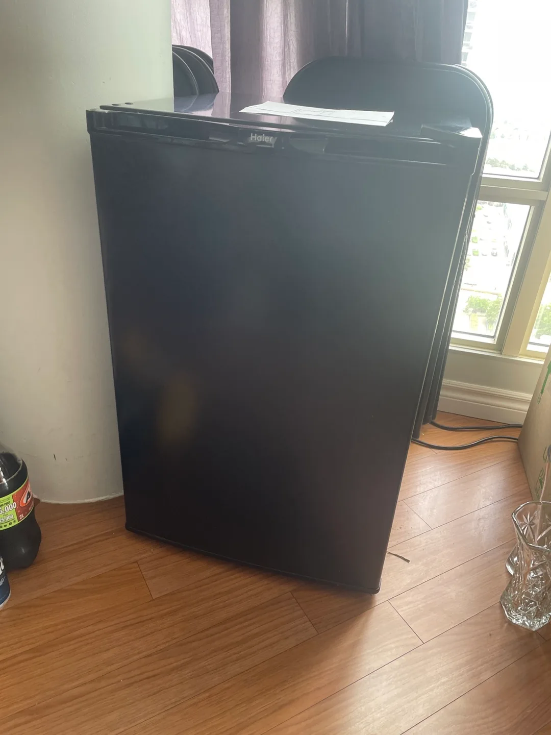 Haier Compact Mini Fridge - Black thumbnail