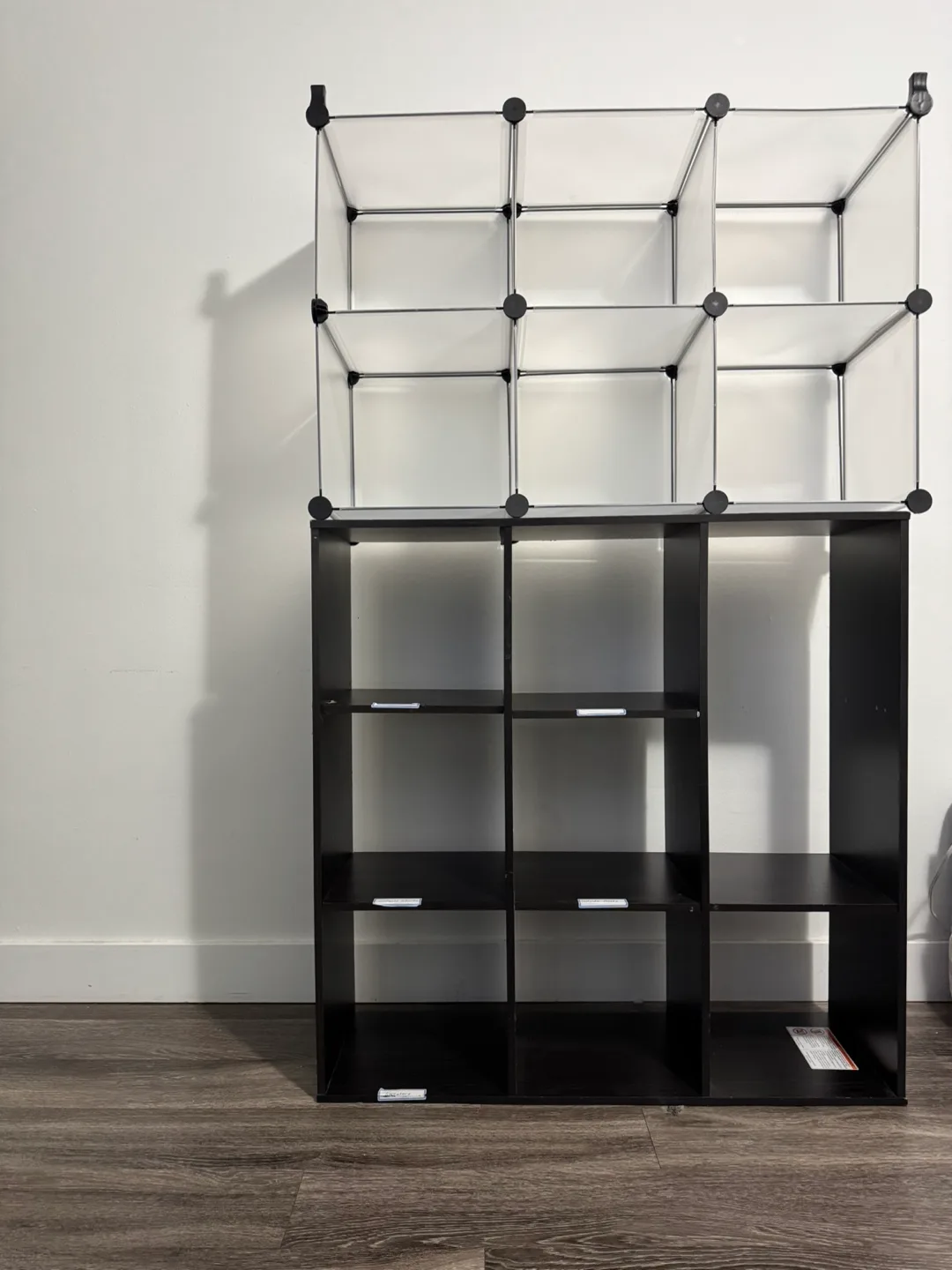 Black 9-Cube Storage Shelf thumbnail