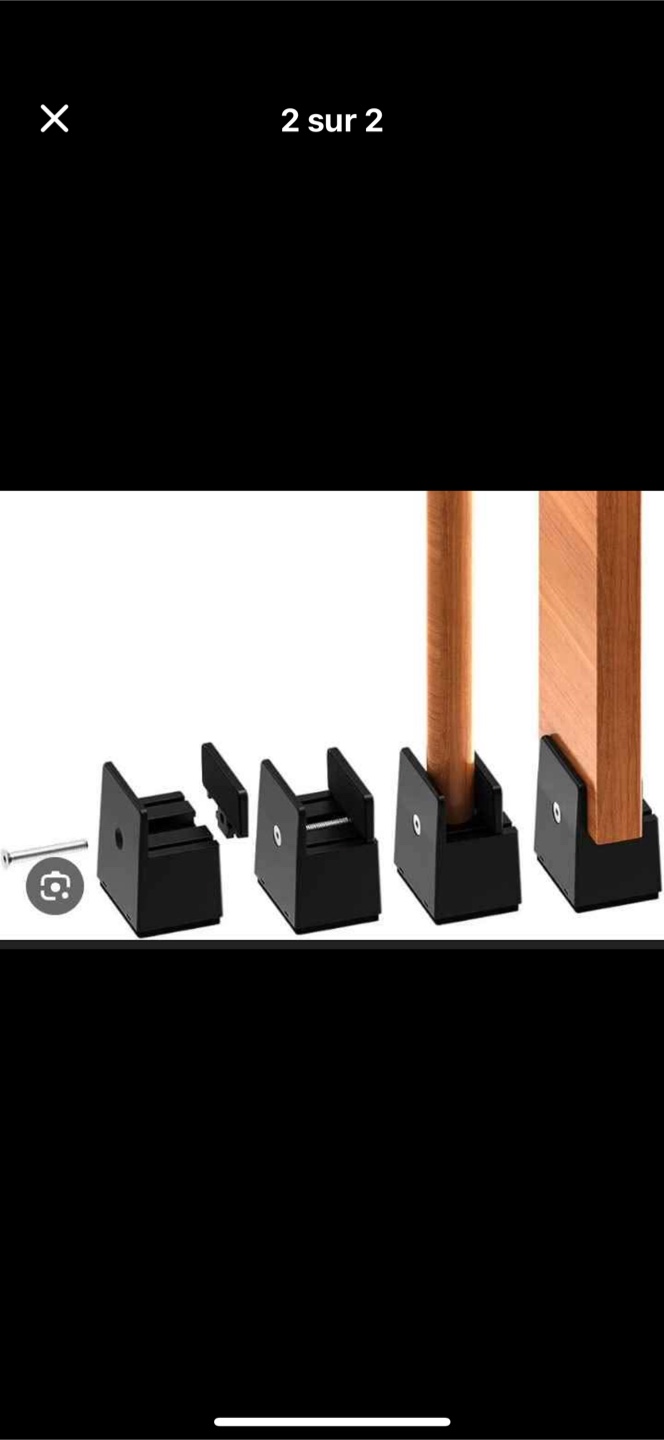 Bed Frame Risers - Set of 4 - photo 2