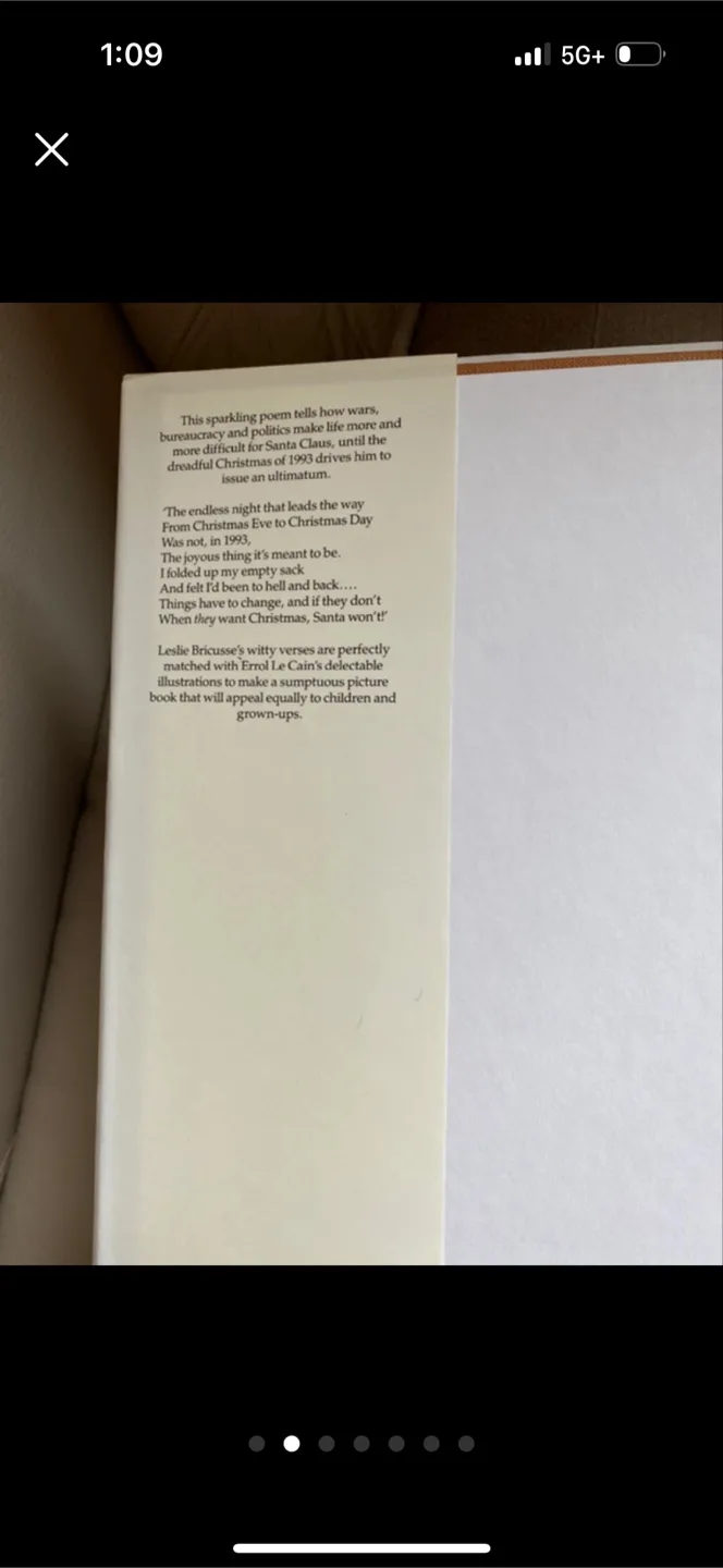 Christmas 1993 or Santa's Last Ride Book image indicator(2)