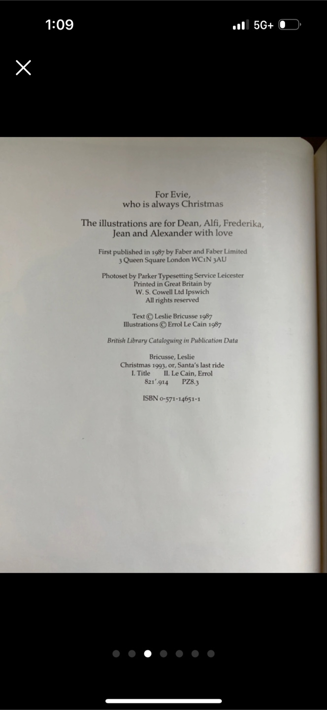 Christmas 1993 or Santa's Last Ride Book - photo 3