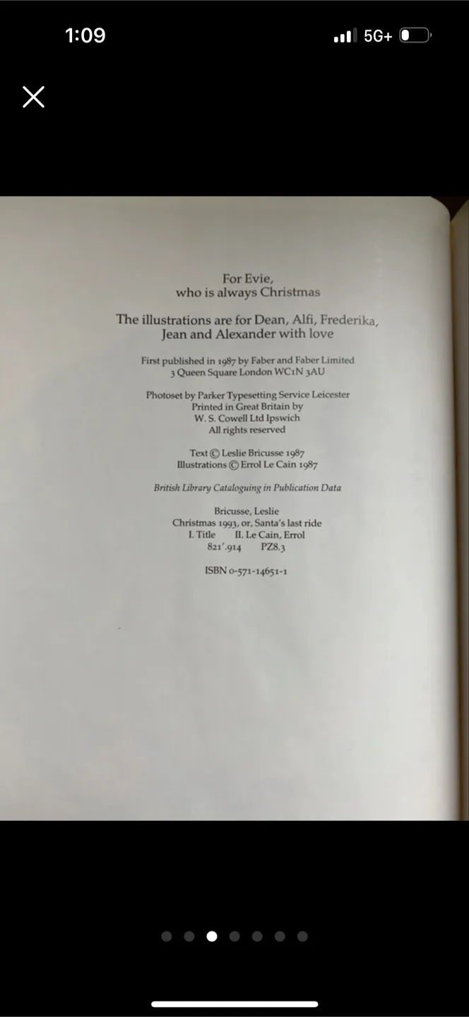 Christmas 1993 or Santa's Last Ride Book image indicator(3)