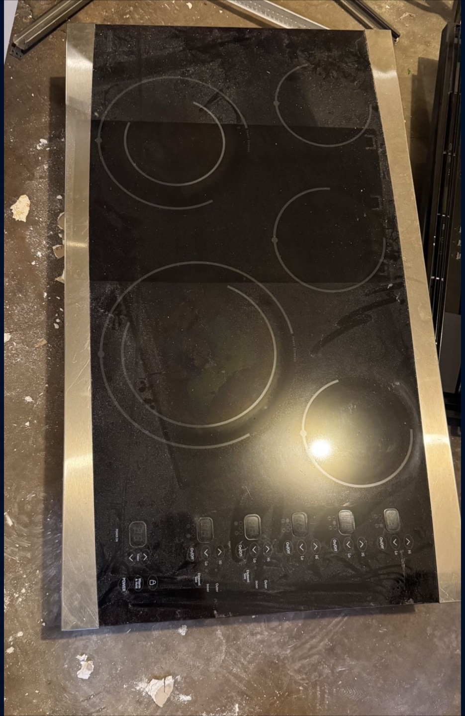 Electric Cooktop - Black